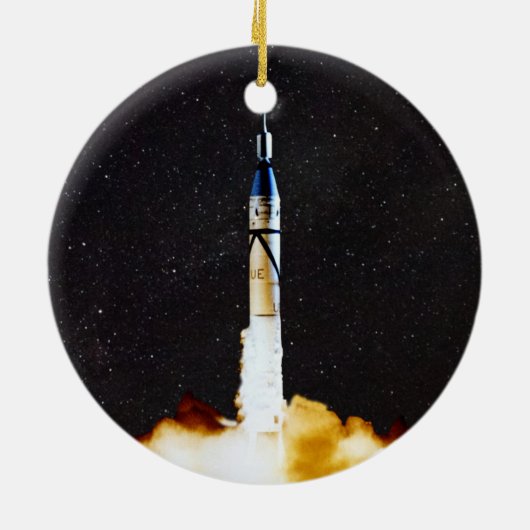 Explorer 1 Satellite Keramisch Ornament (Achterkant)