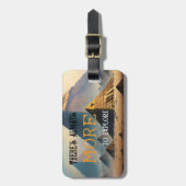 Explorer Egypt Archeology Wanderlust Bagagelabel (Voorkant verticaal)