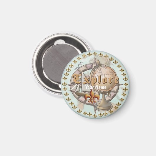 Explorer-kaart Magneet (Voorkant / Achterkant)