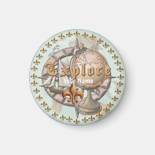 Explorer-kaart Magneet (Voorkant)