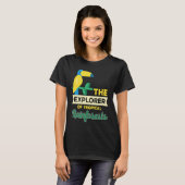 Explorer Of Rainforest Tropical Parrot Nature T-shirt (Voorkant volledig)
