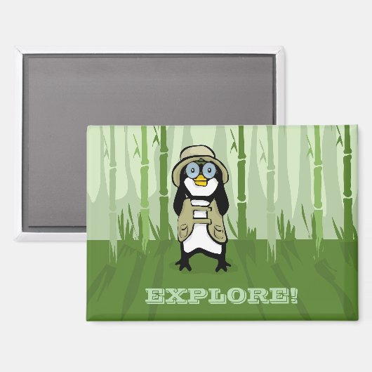 Explorer Penguin Magneet (Voorkant / Achterkant)