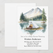 Explorer Starry Adventure wacht op Baby shower Kaart (Voorkant / Achterkant)