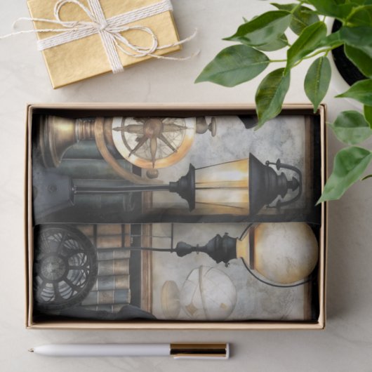  Explorer Study Decoupage Tissuepapier (Geschenk)