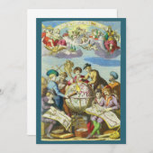  Explorers met de Kaart van het Antiek Wereldbol,  (Voorkant / Achterkant)