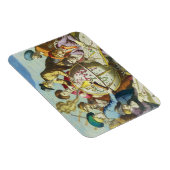  Explorers met de Kaart van het Antiek Wereldbol,  Magneet (Rechterzijde)