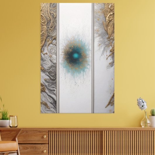 Exploring Abstracts Canvas Afdruk (Insitu (Woonkamer))