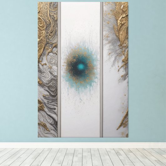 Exploring Abstracts Canvas Afdruk (Insitu (Houten vloer))