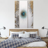 Exploring Abstracts Canvas Afdruk (Insitu (Slaapkamer))