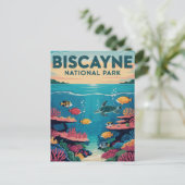 Exploring Biscayne National Park Florida Waters Briefkaart (Staand voorkant)