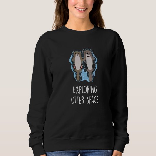 Exploring Otter Space Otter Space Theme Sea Otter Trui (Voorkant)