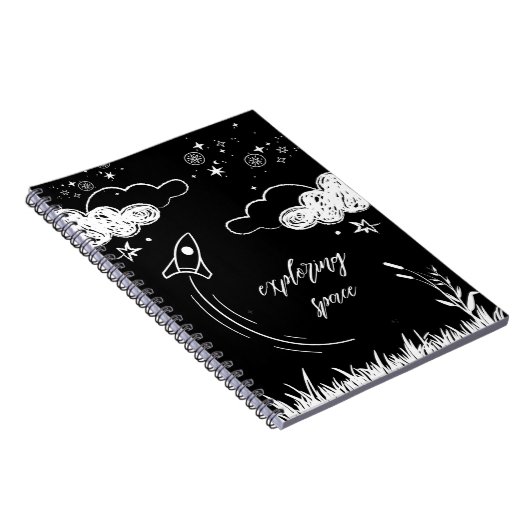 exploring space notitieboek (Rechterzijde)