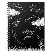 exploring space notitieboek (Voorkant)