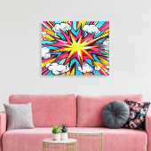 explosie canvas afdruk (Insitu (Woonkamer))