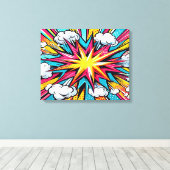 explosie canvas afdruk (Insitu (Houten vloer))