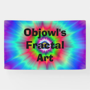 Explosie in Blue Red Green en Violet Spandoek