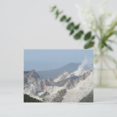 Explosie in marmergroeven in Carrara, Italië Briefkaart (Staand voorkant)