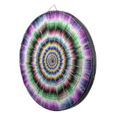 Explosie in Violet Green en Blue Dartboard Dartbord (Voorkant Rechts)