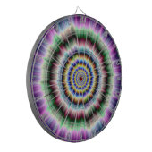 Explosie in Violet Green en Blue Dartboard Dartbord (Voorkant Links)