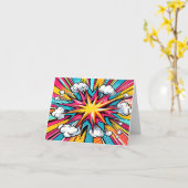 explosie kaart (Gele Bloem)