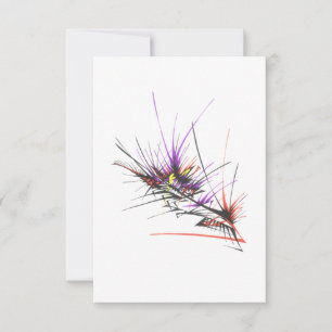 Explosie Kleurrijke Abstracte Tribale Tatoeage Kun Bedankkaart