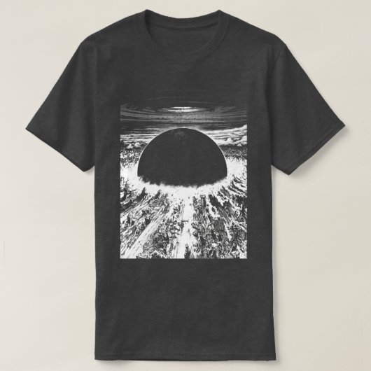 Explosie van Akira Cyberpunk City T-shirt (Design voorkant)