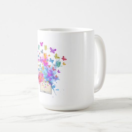 explosie van botervliegen koffiemok (Voorkant rechts)