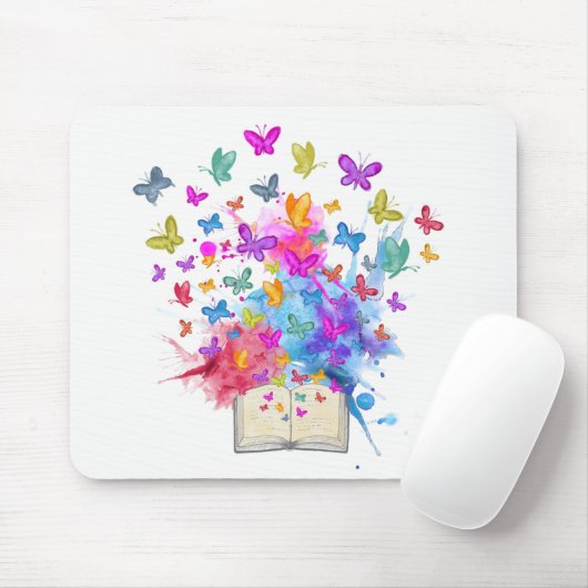 explosie van botervliegen muismat (Met muis)