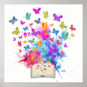 explosie van botervliegen poster (Voorkant)