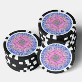 Explosie van bubbels poker chips (Opstapeling)