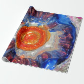 Explosie van Cosmos Art Glass - Van Gogh Oranje Su Cadeaupapier (Uitgerold)