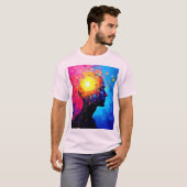 Explosie van creatieve geestkunst t-shirt (Voorkant volledig)