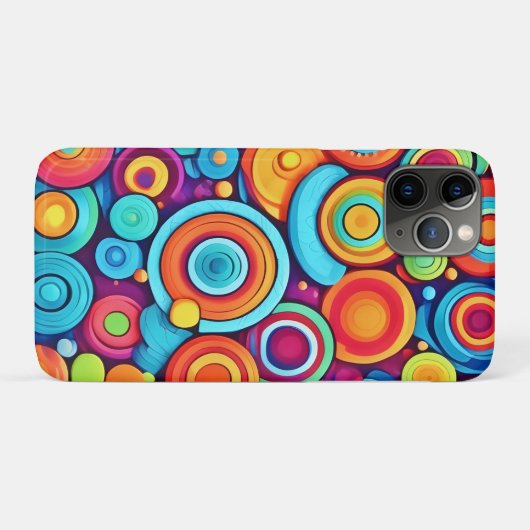 explosie van een levendige cirkel Case-Mate iPhone case (Achterkant (horizontaal))