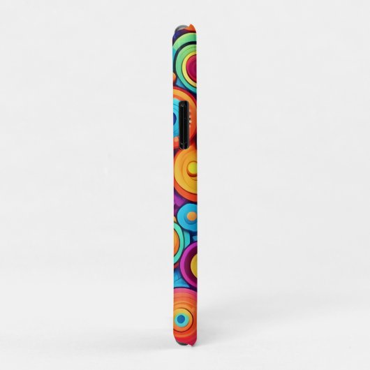 explosie van een levendige cirkel Case-Mate iPhone case (Achterkant/rechts)
