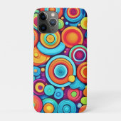 explosie van een levendige cirkel Case-Mate iPhone case (Achterkant)