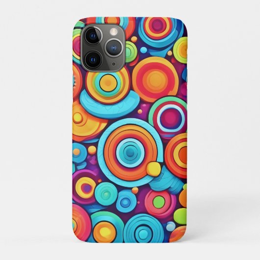 explosie van een levendige cirkel Case-Mate iPhone case (Achterkant)