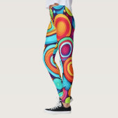 explosie van een levendige cirkel leggings (Links)