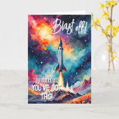 explosie van geluk in uw examens GCSE ALiveau SAT Kaart (Gele Bloem)