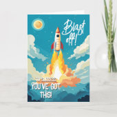 explosie van geluk in uw examens GCSE ALiveau SAT Kaart (Voorkant)