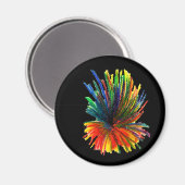 Explosie van Kleuren Magnet (Voorkant / Achterkant)