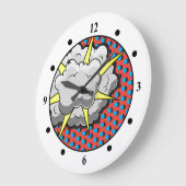 Explosie van kunststijl in pop grote klok (Hoek)