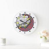 Explosie van kunststijl in pop grote klok (Huis)