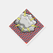 Explosie van kunststijl in pop servet (Hoek)