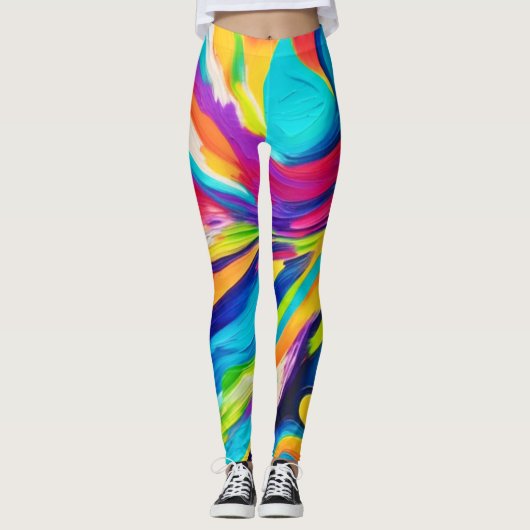 explosie van levendige energie leggings (Voorkant)