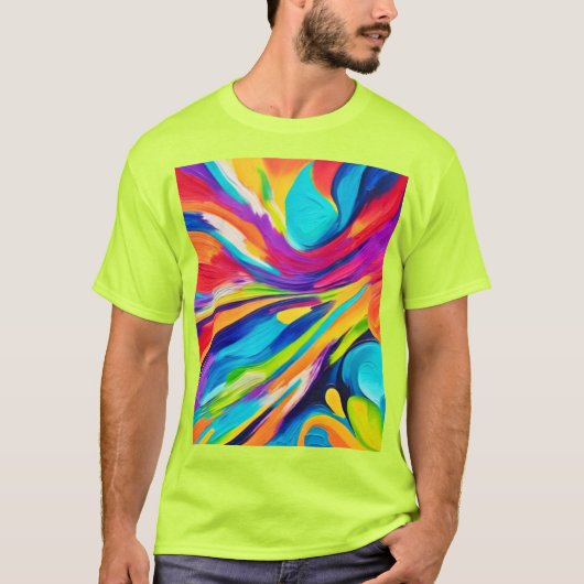 explosie van levendige energie t-shirt (Voorkant)