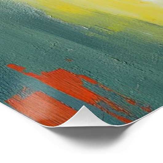 Explosie van Licht Perfect Poster (Hoek)