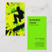 explosie van skateboard visitekaartje (Voorkant / Achterkant)