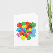 Explosie van sterren kaart