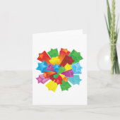 Explosie van sterren kaart (Voorkant)