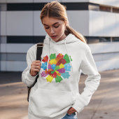 explosie van sterrenhoodie hoodie